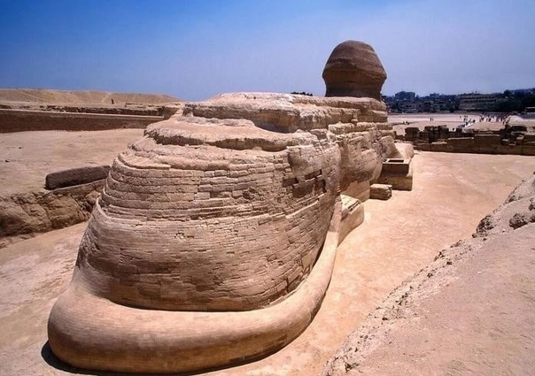 A mystical view of the Sphinx at dusk